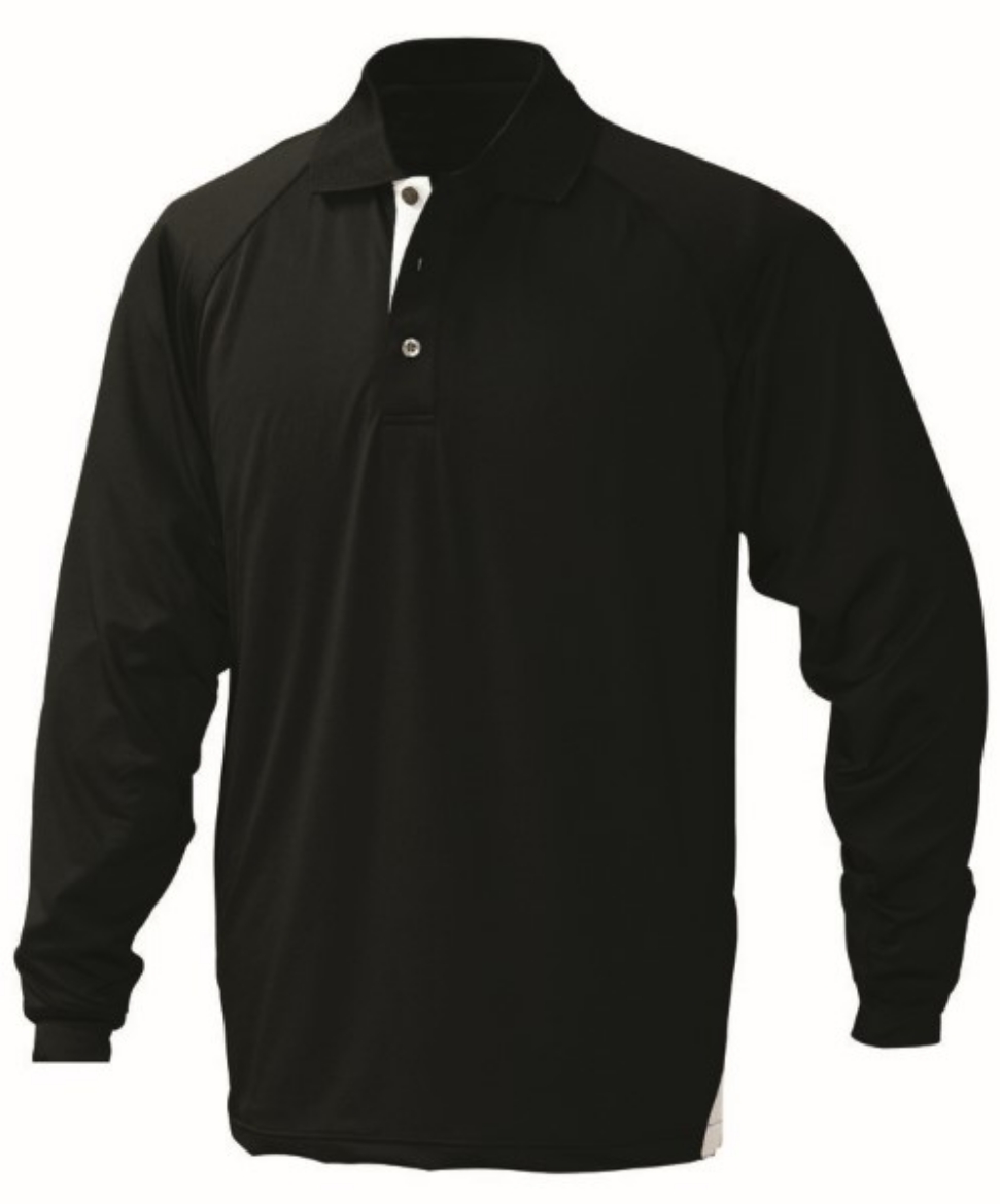 Picture of Stencil Mens Team Polo Shirt Long Sleeve